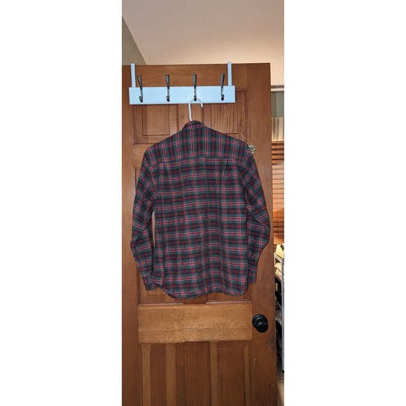 Vintage Polo Country Flannel Shirt Ralph Lauren Red Plaid red and green Size 4 - Picture 2 of 5